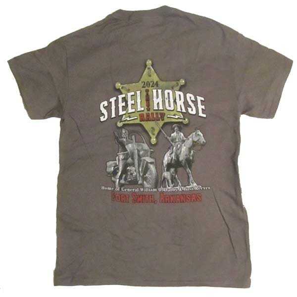 Steel Horse Rally 2024 T-Shirt Honoring All Who Serve - Image 3