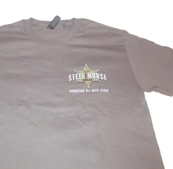 Steel Horse Rally 2024 T-Shirt Honoring All Who Serve - Image 4