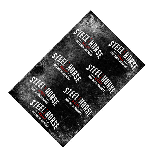 Seamless Bandana with Steel Horse Rally Logo - Image 2