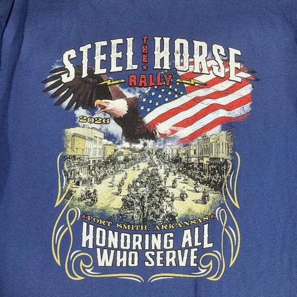 2026 Official Steel Horse Rally T-shirt - Image 10