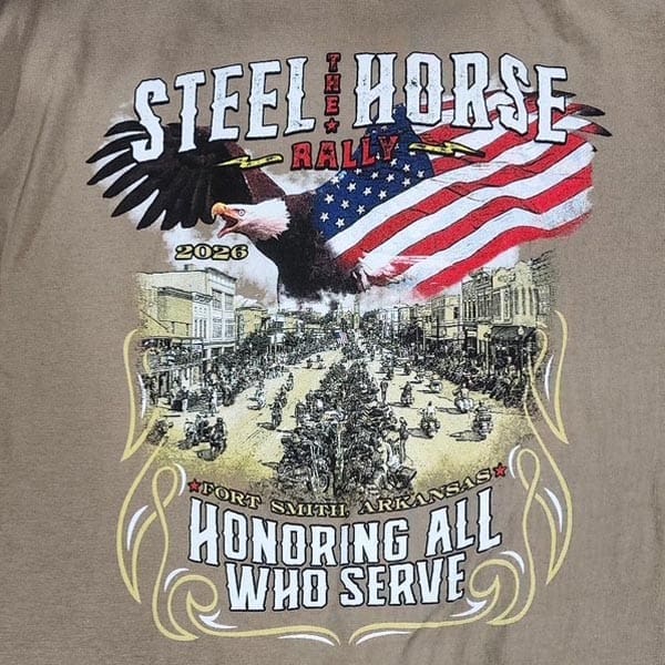 2026 Official Steel Horse Rally T-shirt - Image 8